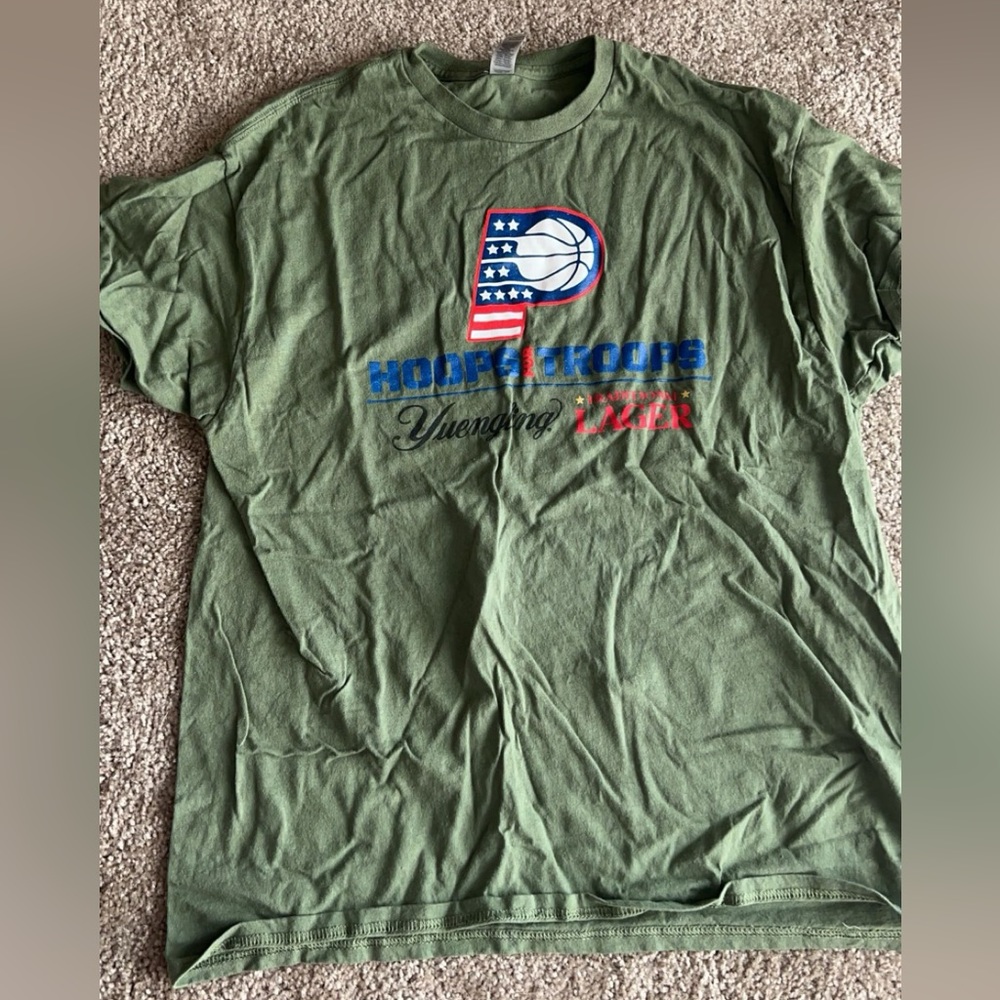 Indiana Pacers Hoops for Troops Tee